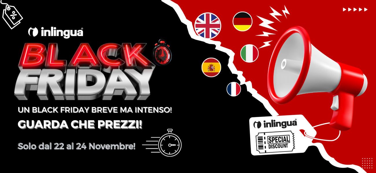 Sconti Black Friday inlingua Bologna San Lazzaro